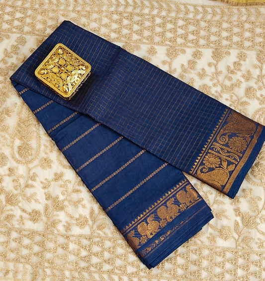 Royal Elegance in Ink Blue